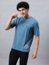 Bold Comfort: Men's Oversize Printed Cotton T-Shirt White